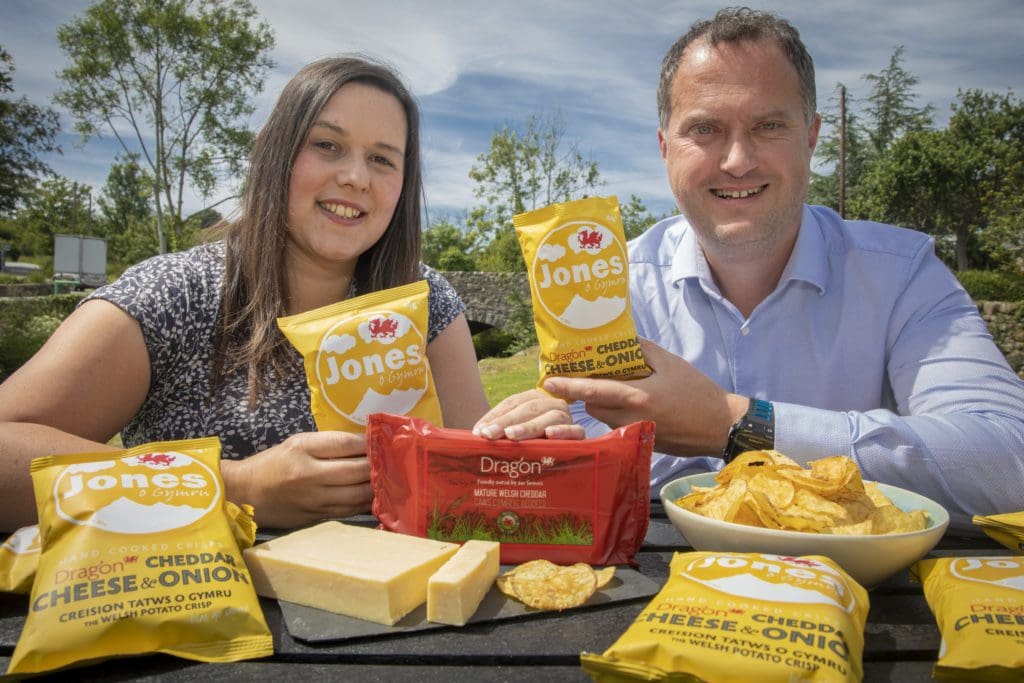 New all-Welsh cheese and onion crisps launched