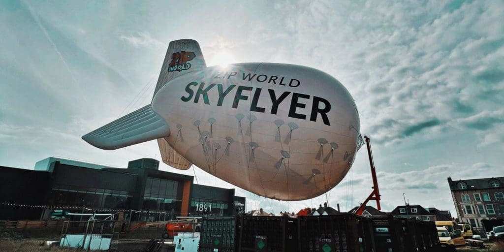 Zip World launches new airship attraction in Rhyl