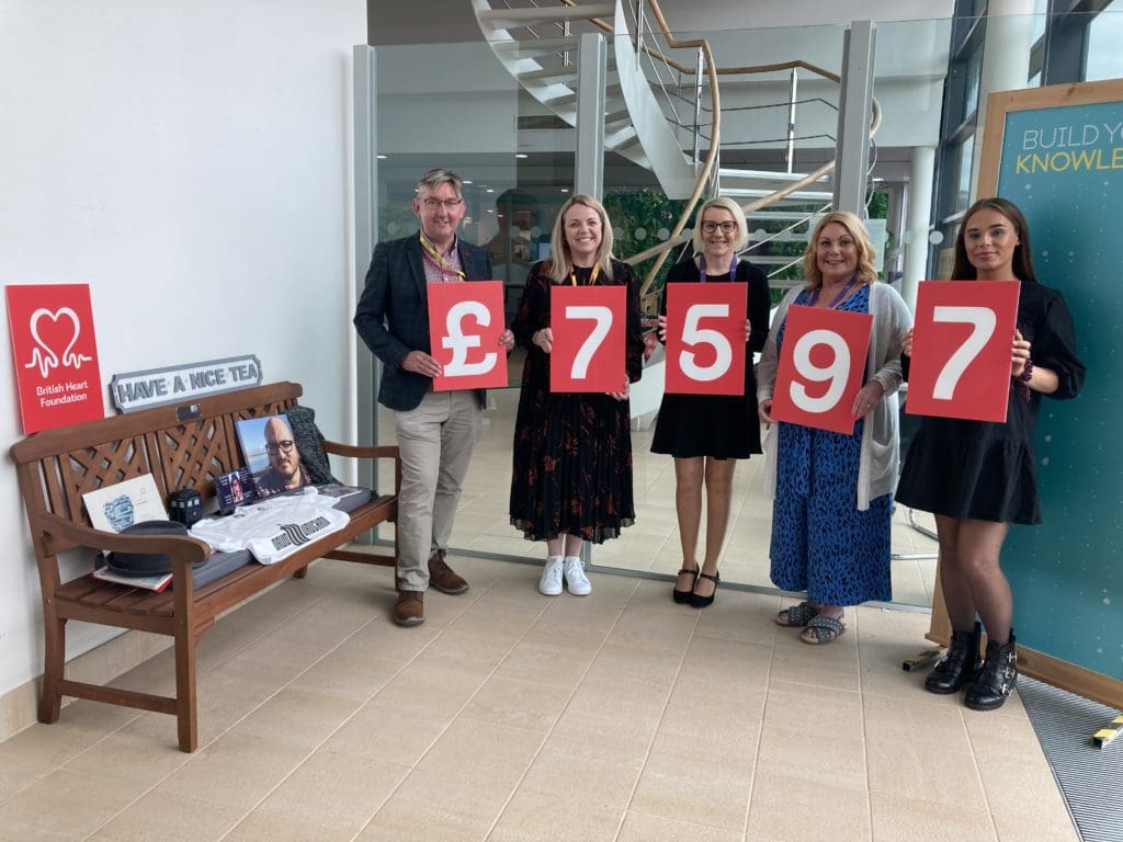 Tragedy inspires EE staff in epic challenge for heart research