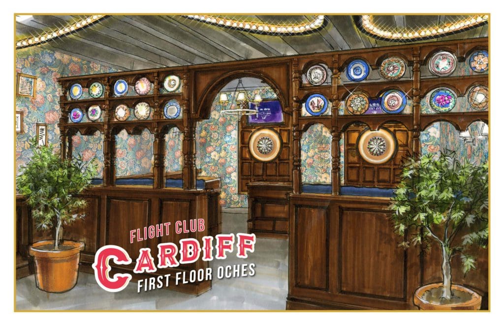 First look at new darts bar in Cardiff as venue reveals opening date