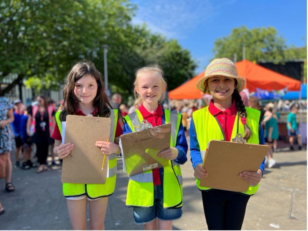 Local school pupils sell their creations at Primary Challenge Market Day