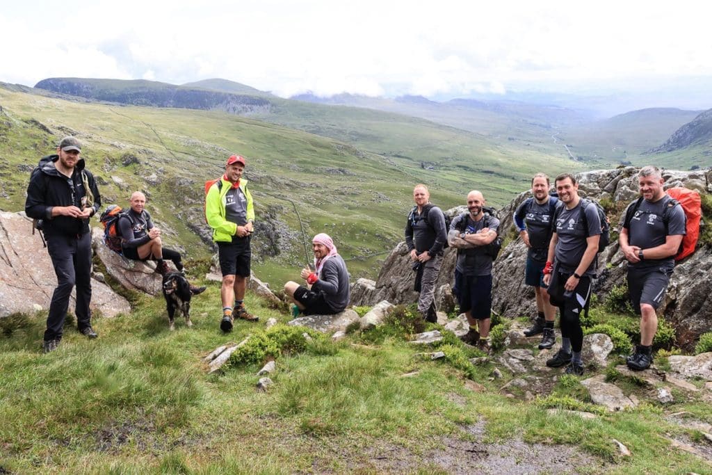 Dads complete gruelling 10nTaff fundraising challenge for children’s hospice