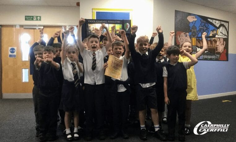 Ysgol Gymraeg Penalltau recognised for their work with the Welsh Language