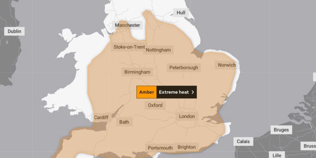 Met Office issues amber warning of extreme heat affecting Wales