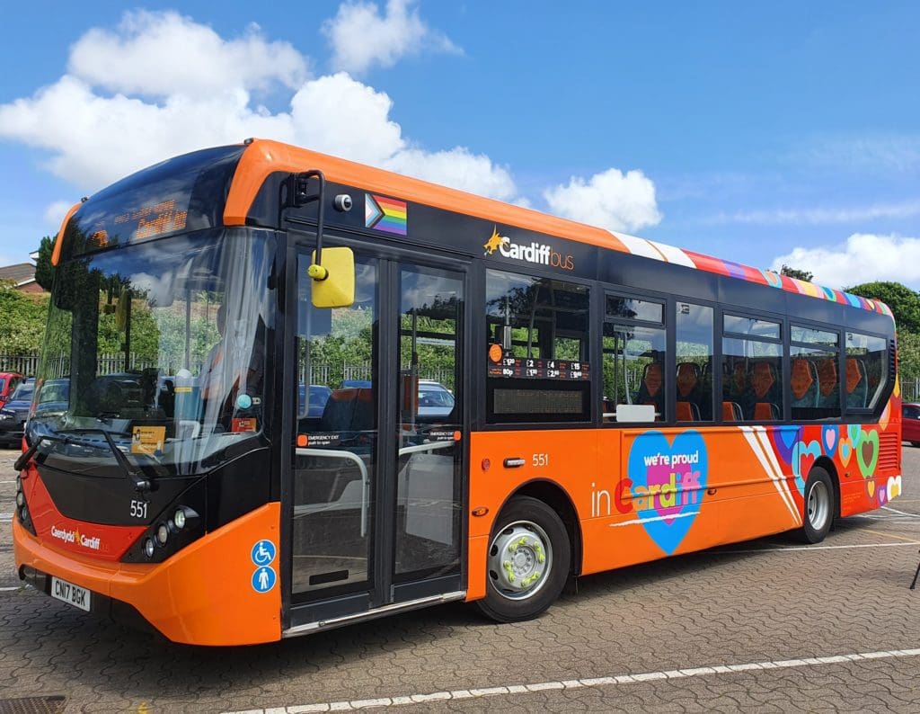 Bus stop changes for Pride Cymru’s parade in Cardiff