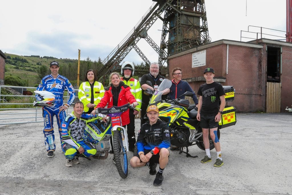 Blood Bikes Wales joins forces with British Speedway GP