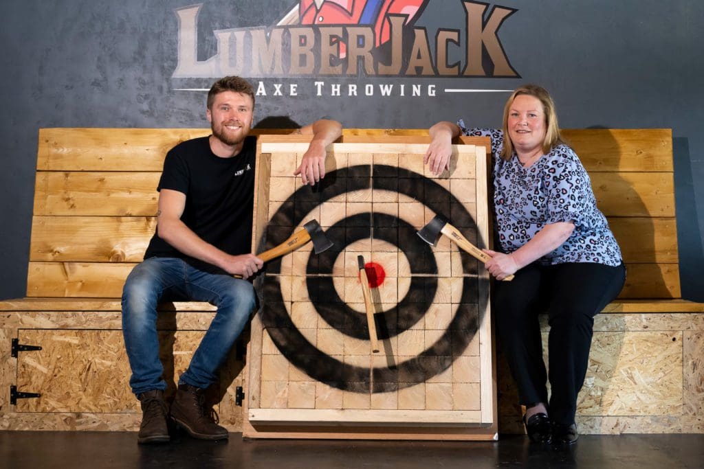 A new axe-throwing venue is opening in Swansea