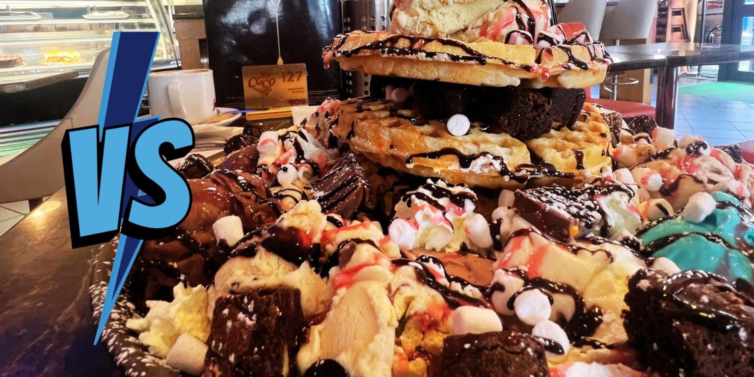 We tried Coco Gelato’s “Roman Empire” Ice Cream Challenge this is how