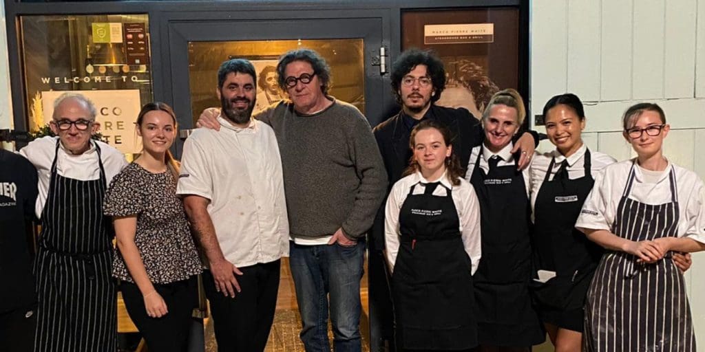 Marco Pierre White dines at his Swansea restaurant