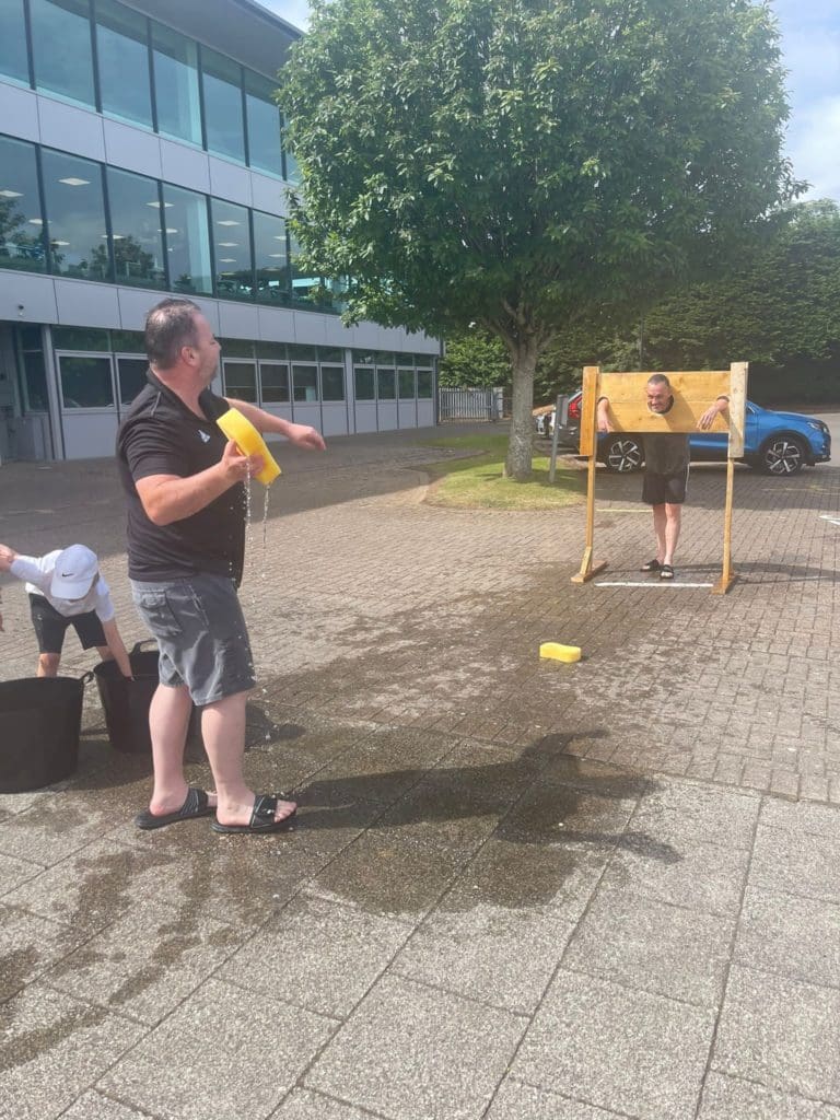 Housebuilder raises over £3,000 for Cancer Research UK