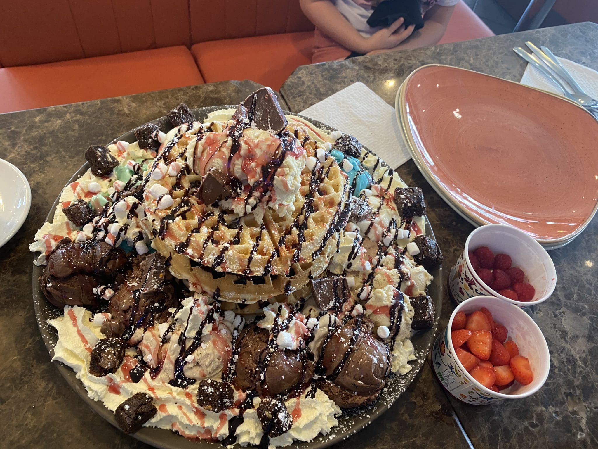 We tried Coco Gelato’s “Roman Empire” Ice Cream Challenge this is how