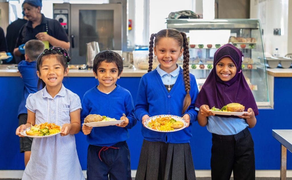 Free school meals begin rollout in Wales
