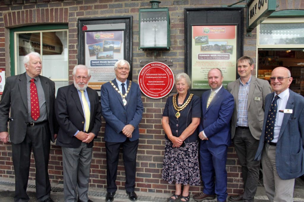 National Transport Trust awards Red Wheel to Talyllyn Railway
