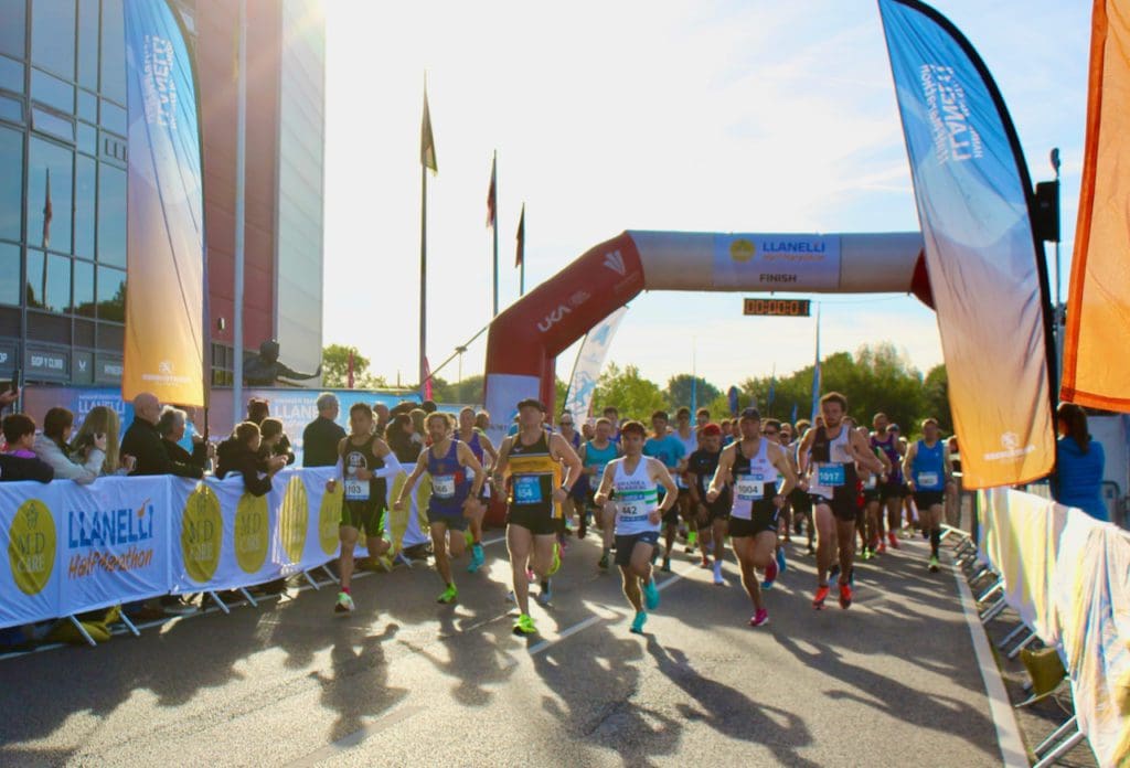 Runners smash records at Llanelli Half Marathon 2022