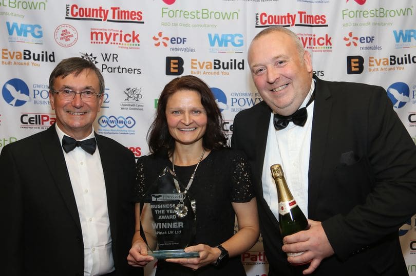 Expanding Welshpool business Wipak is Powys Businesses of the Year