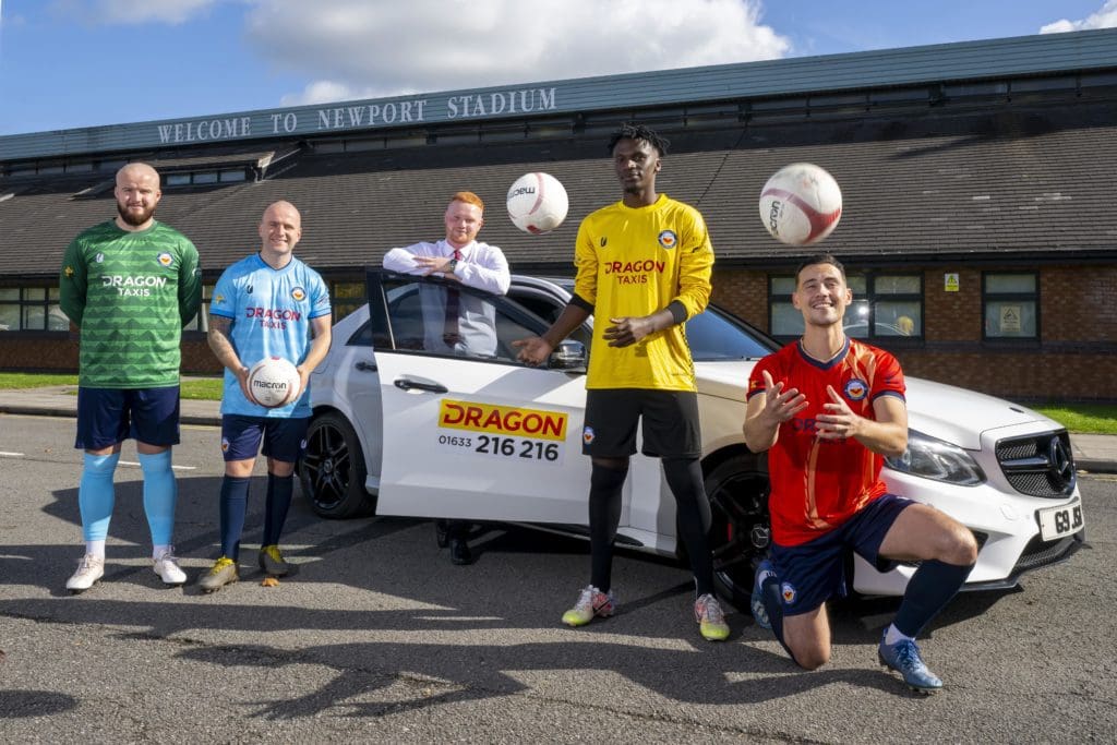 Dragon Taxis teams up with Newport City FC to support grassroots game