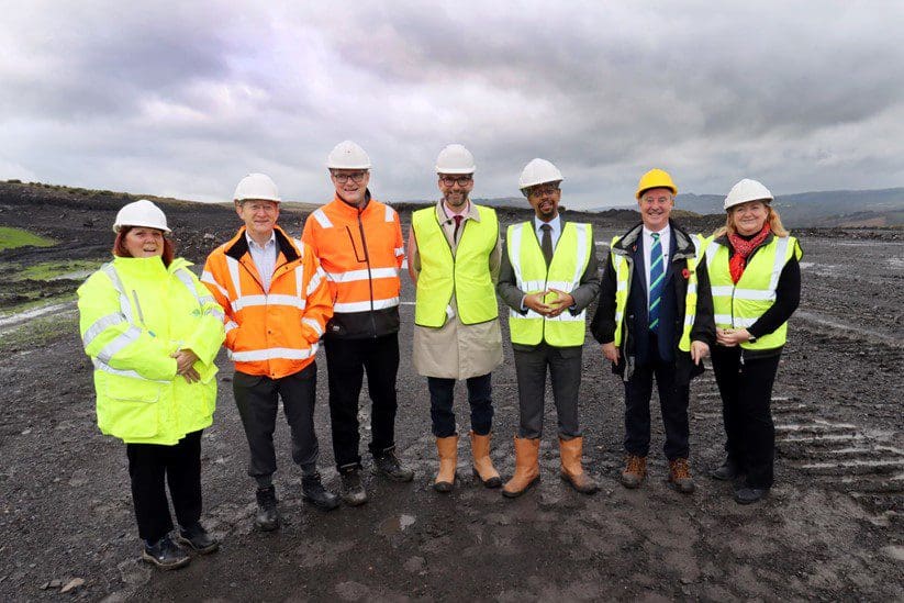 Council Leader welcomes progress on the £250m world-class rail testing centre at Onllwyn