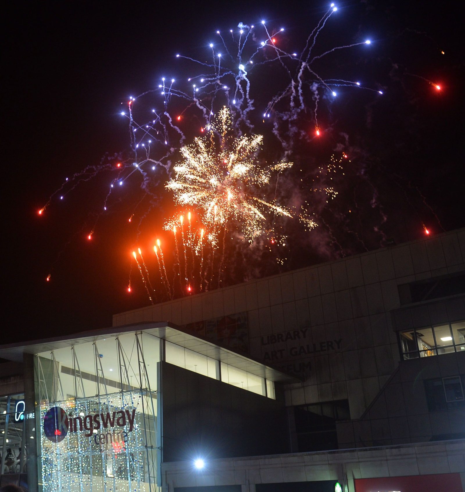 This is when the Newport Christmas lights switch on is taking place