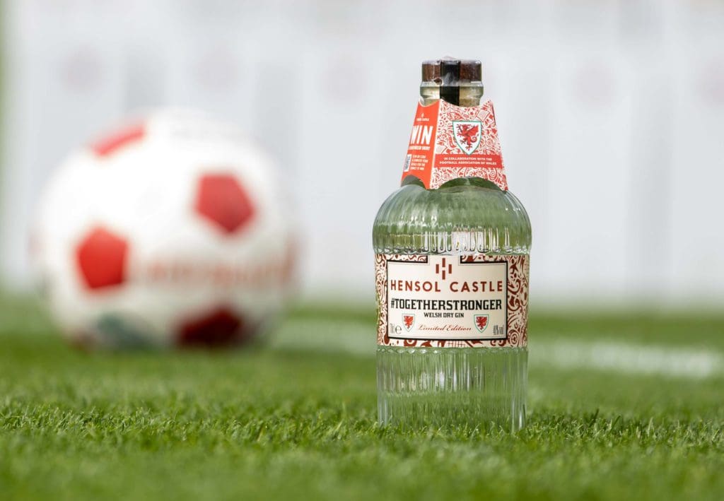 Hensol Castle Distillery launches limited edition Wales football gin