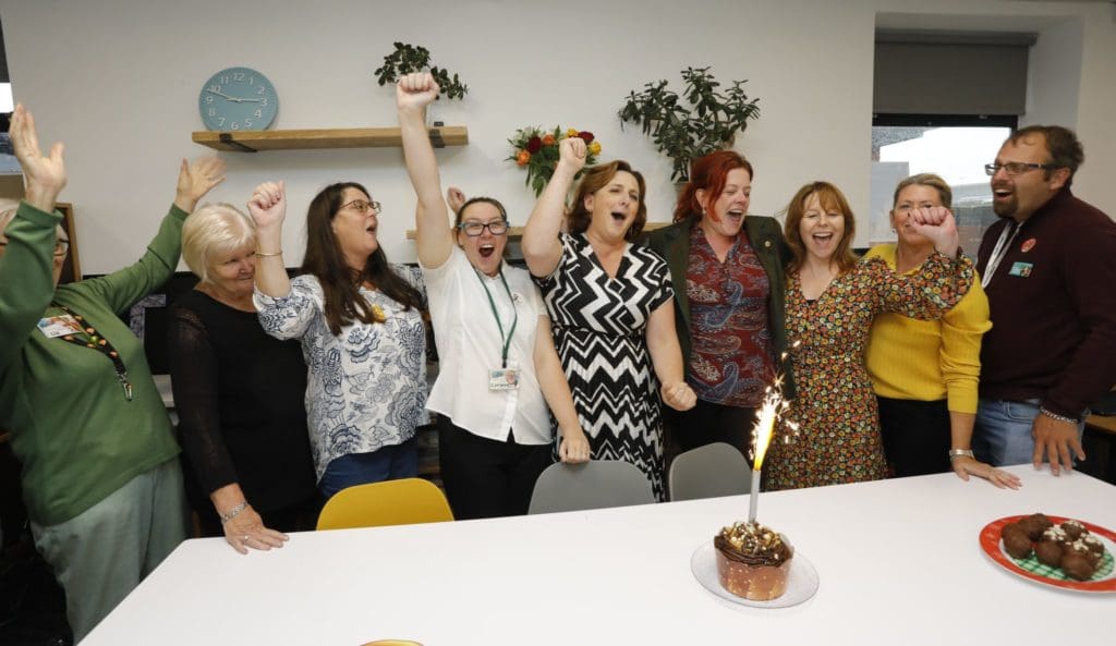 First birthday celebrations for Caldicot’s TogetherWORKS