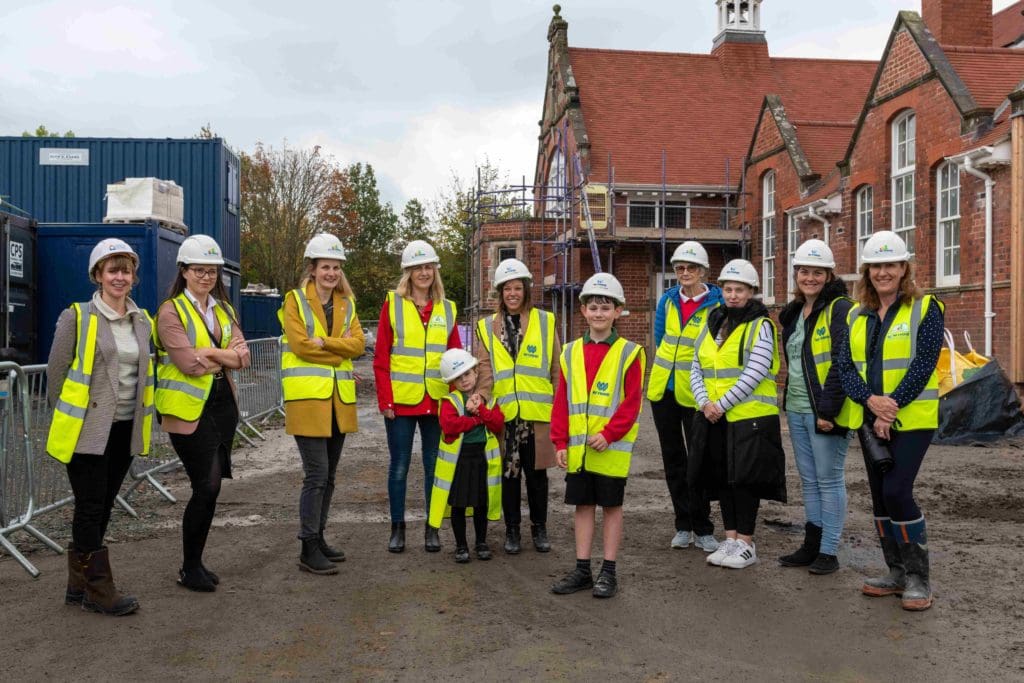 Parents receive sneak peak of Powys’ new flagship primary school