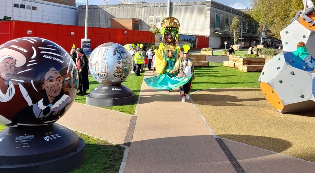 Swansea parade celebrates city centre public art success
