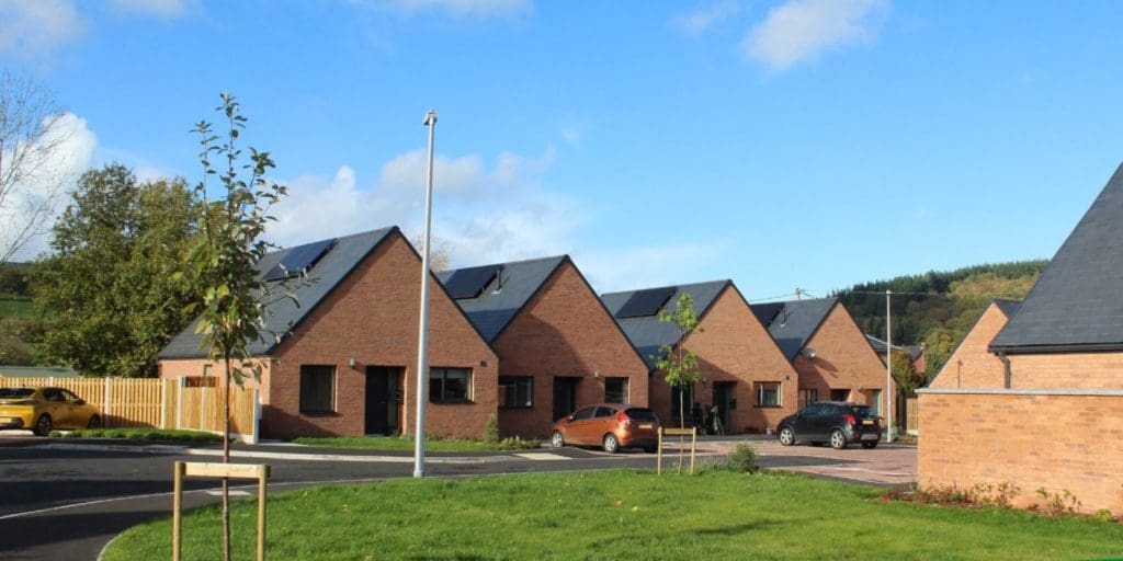 New social housing development in Powys officially opened