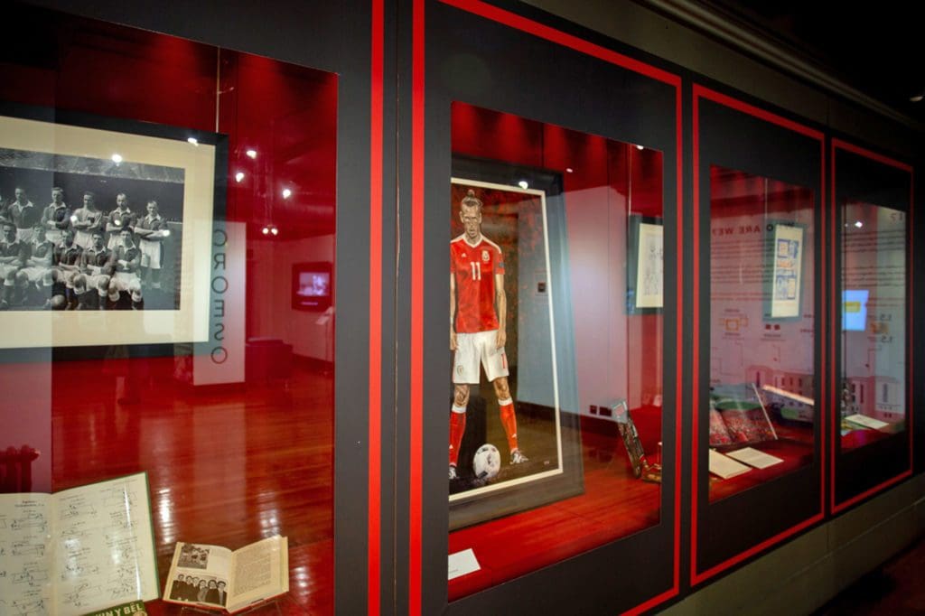 Red Wall exhibition launched at the National Library of Wales