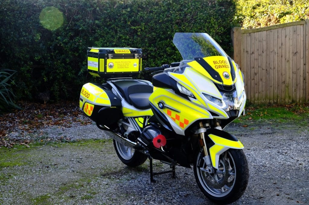 Foundation rides to rescue of Blood Bikes Wales