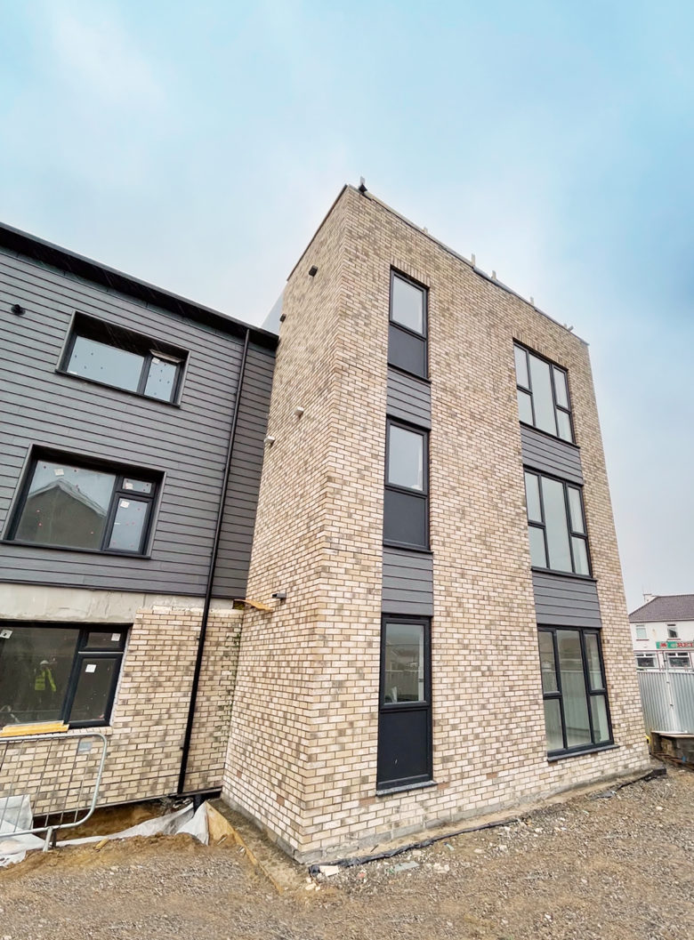 Aberavon modular apartment block installed in one day
