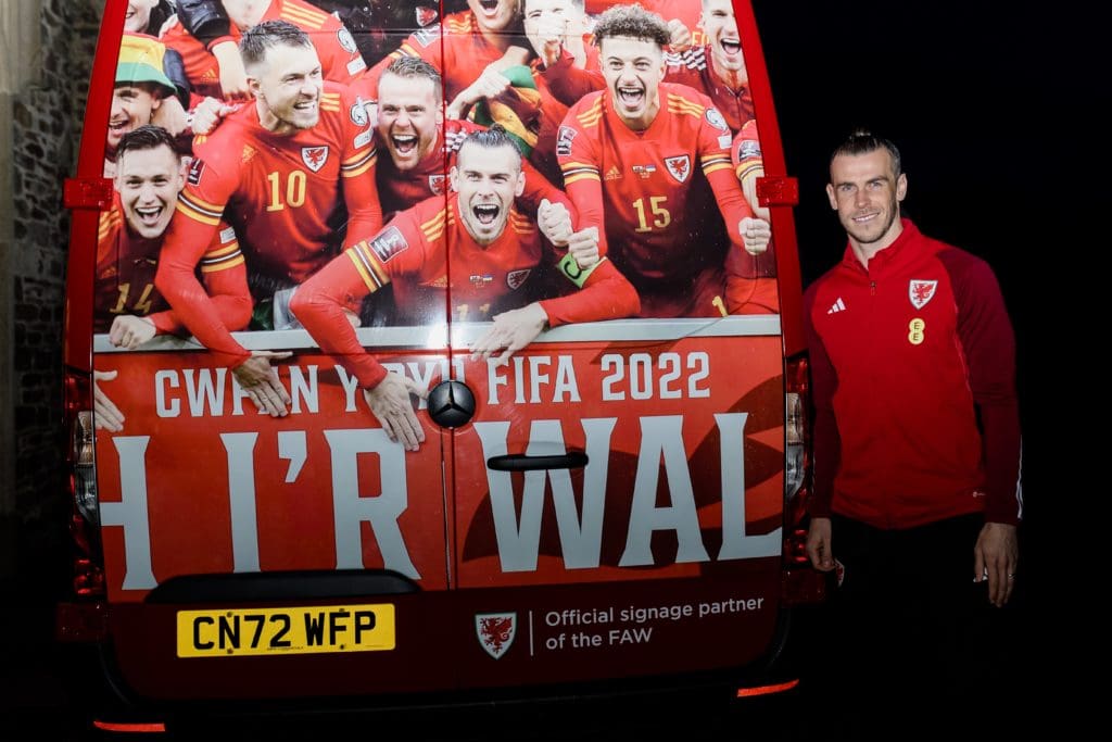 Signage business joins forces with Gareth Bale to promote World Cup campaign