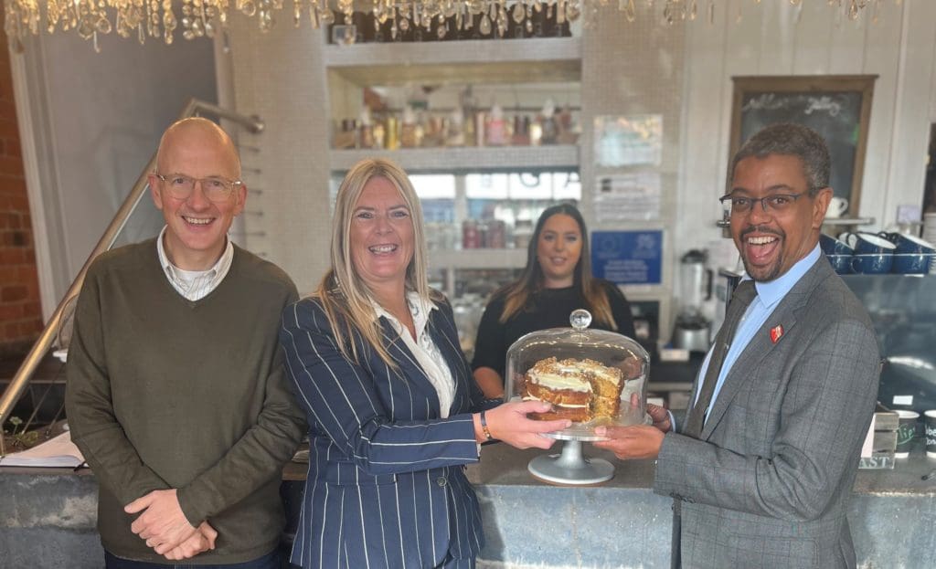 Economy Minister visits Barry-based community hub to mark Social Enterprise Day