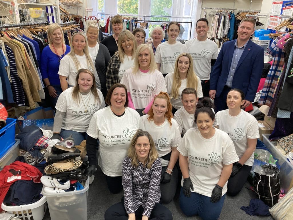 British Heart Foundation Newport thanks Lloyds staff and appeals for volunteers