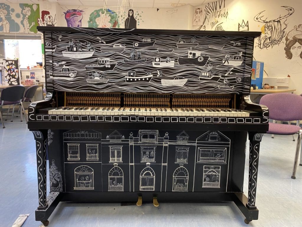 Street pianos bring music and colour to Swansea’s streets