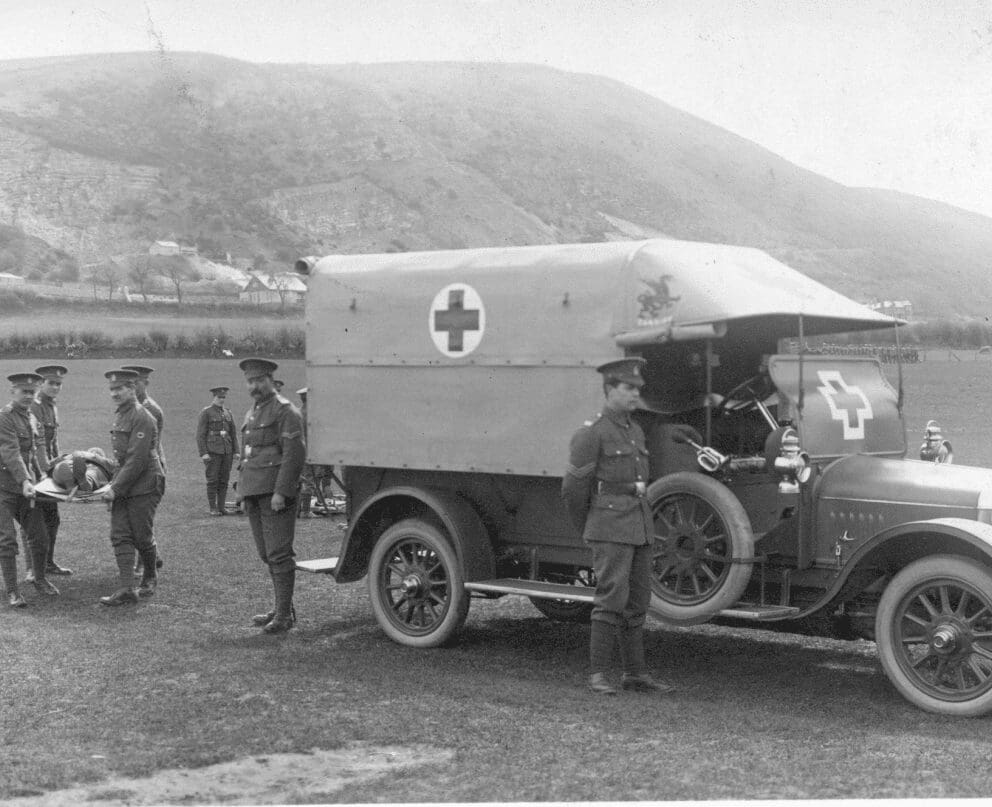 St John Ambulance Cymru remembers its battlefield roots