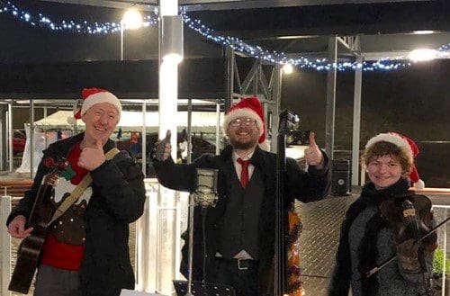 Christmas lights switch on for Treharris community
