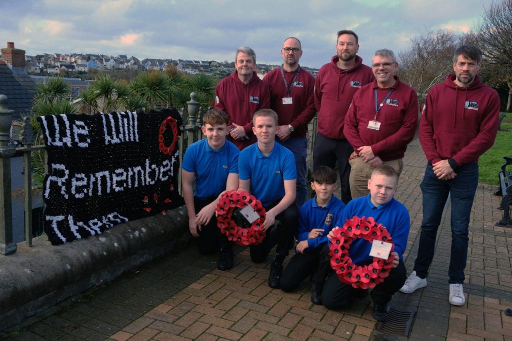 ‘Poppy Walk’ of Remembrance created in Milford Haven