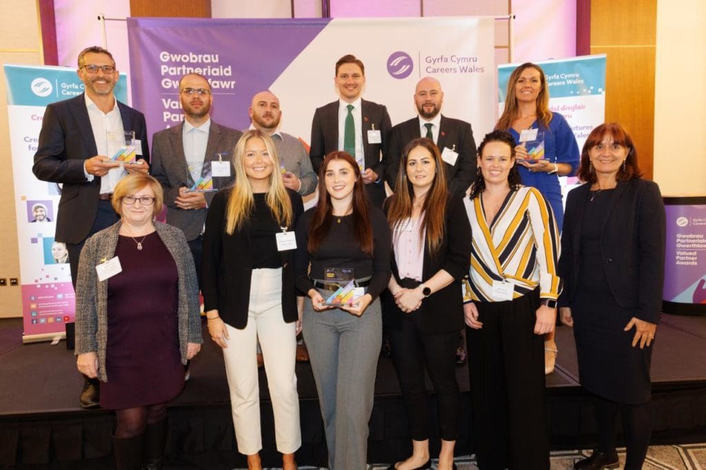 Six Welsh businesses presented with prestigious careers support awards
