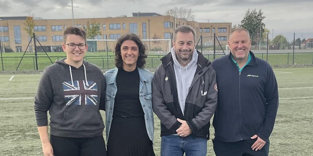 Visitor to Caldicot leisure centre returns to thank those who helped save his life