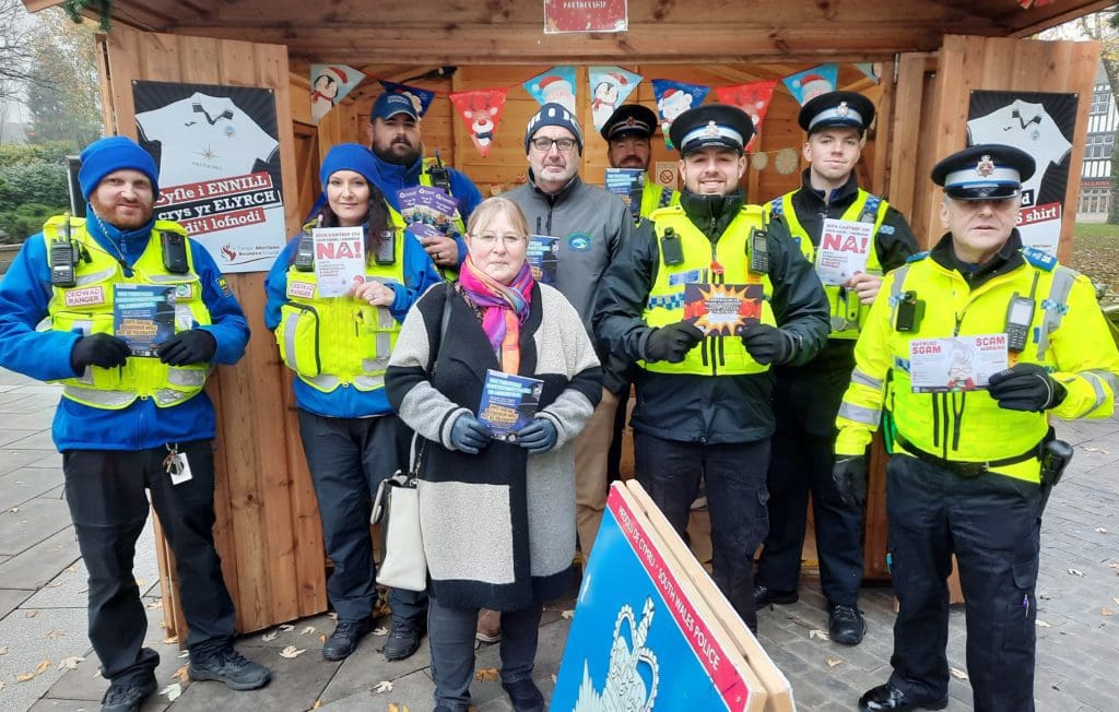 Pick-up safety advice at Swansea Christmas Market