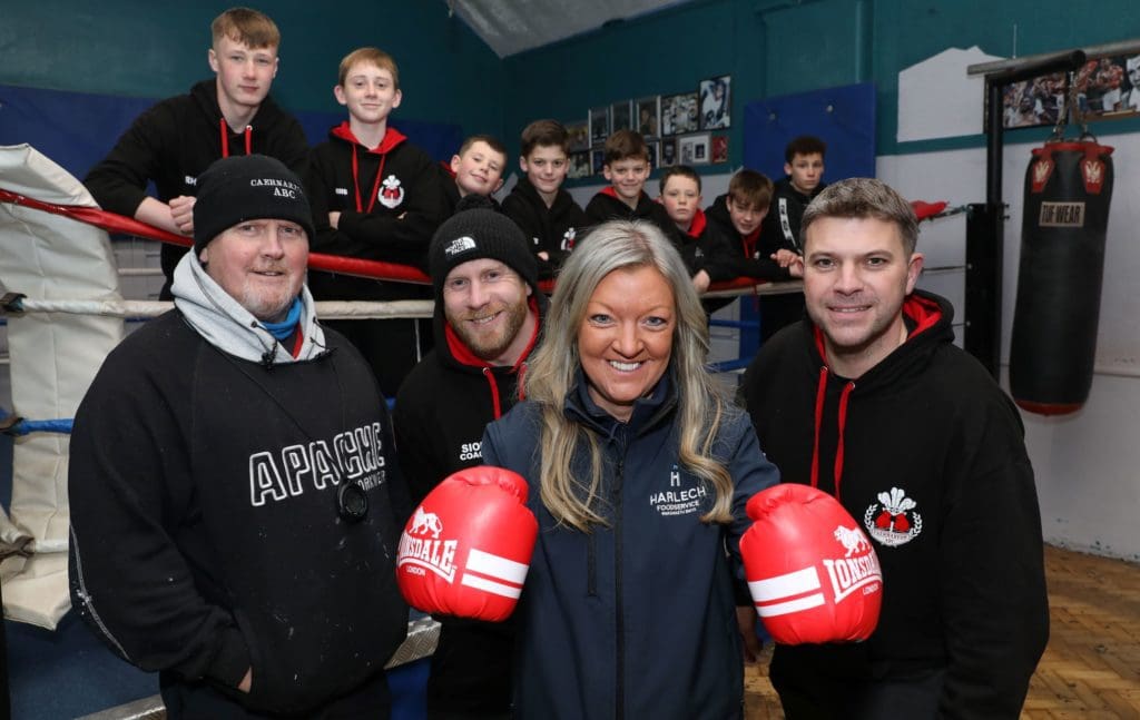 North Wales food company grant puts Caernarfon boxing club on a firm footing