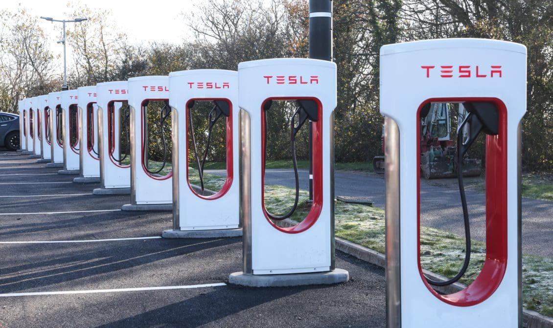 Tesla opens new bank of superchargers at Celtic Manor Resort