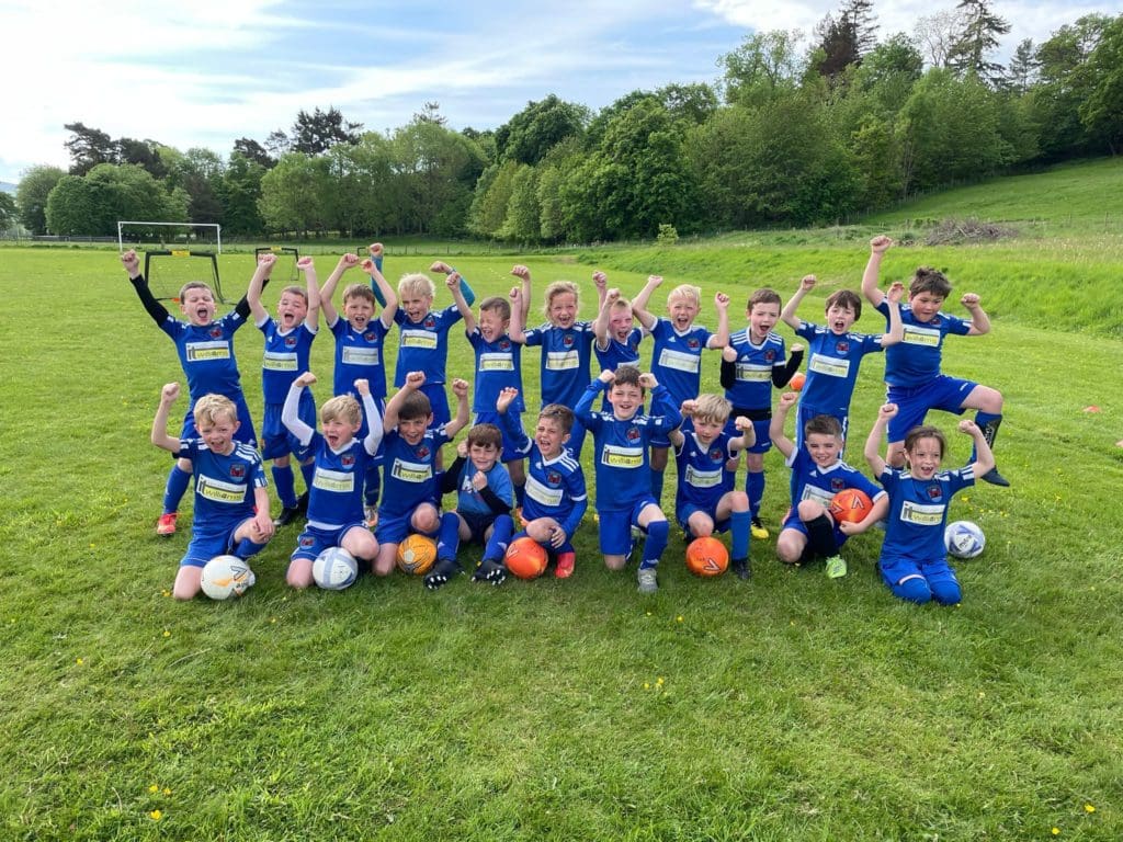 Comedy keepy uppy chaos as 30 children tackle charity challenge