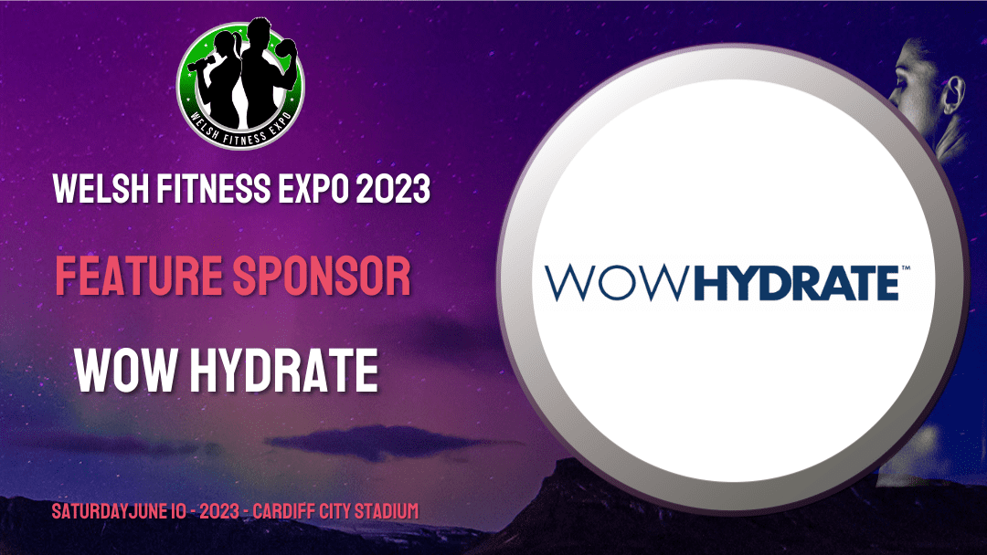 WOW Hydrate announced as Welsh Fitness Expo feature sponsor