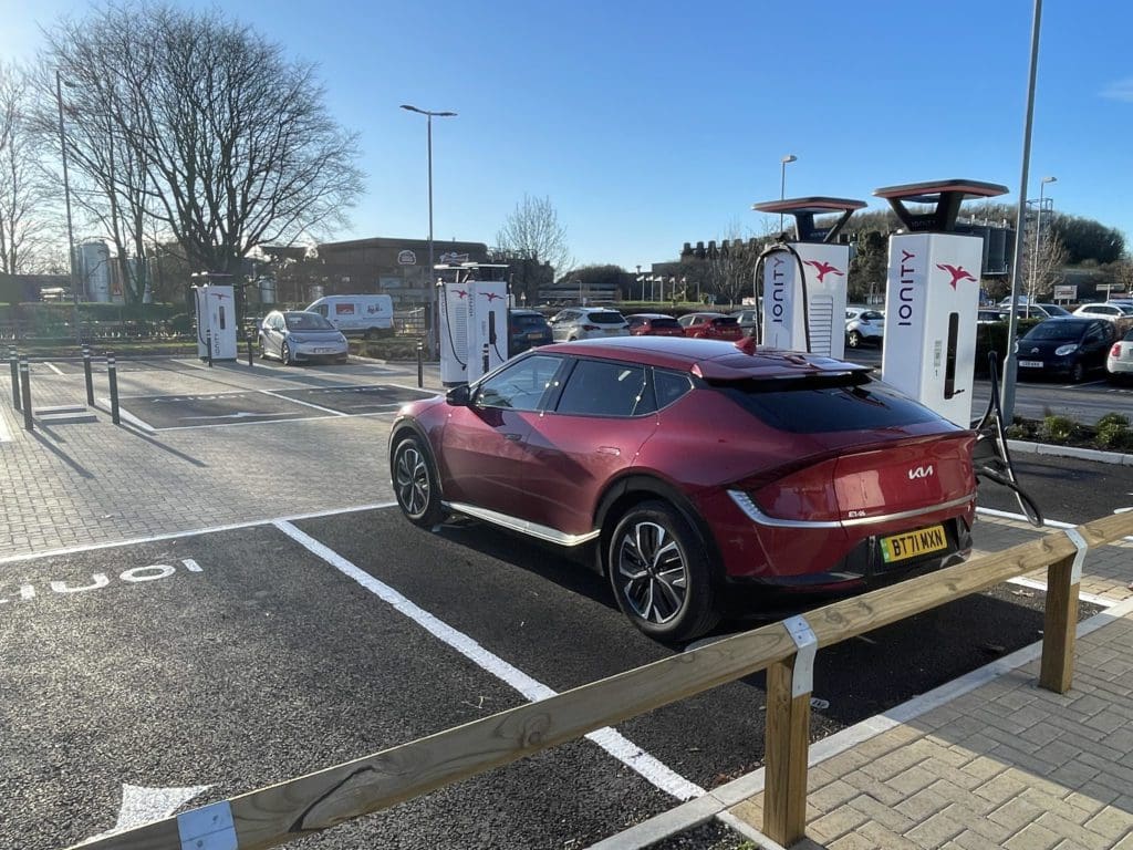 IONITY Opens First Ever Ultra-Rapid Electric Vehicle Charging Station in Wales