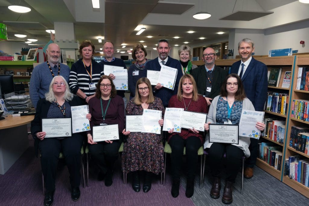 Pembrokeshire Libraries scoop Silver award for commitment to unpaid carers