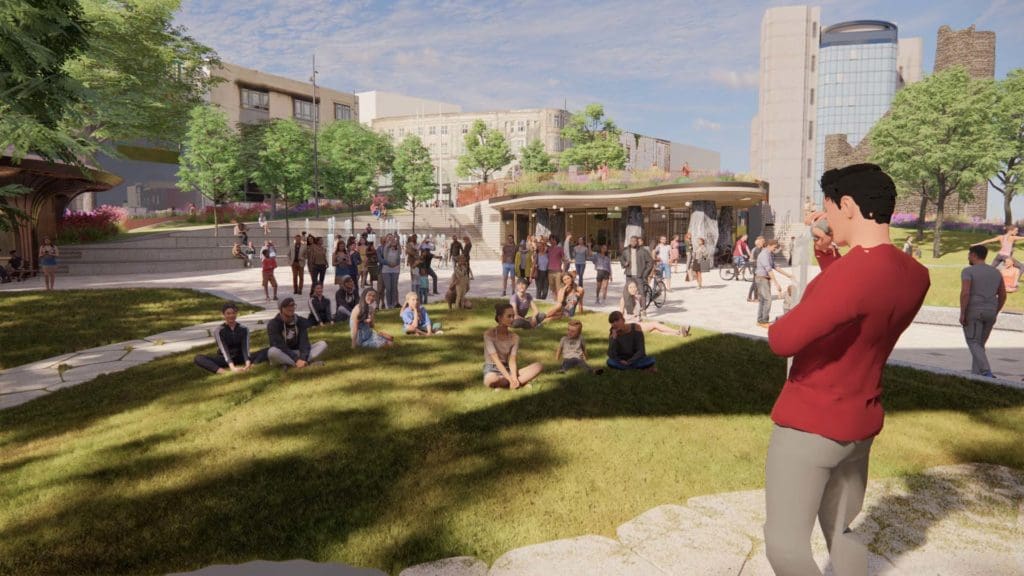 Plans approved for Castle Square Gardens revamp in Swansea