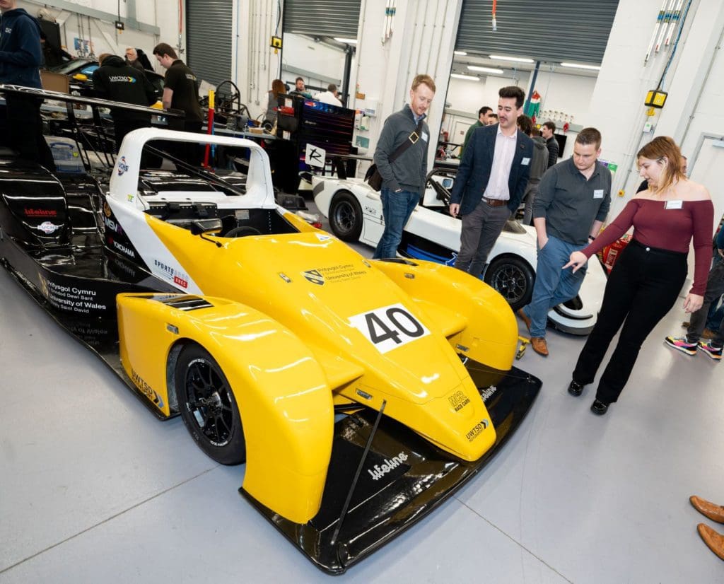 Automotive Engineering experts return to university to inspire students
