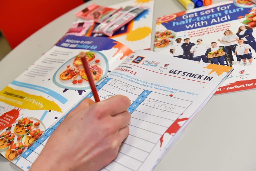 Aldi helps Cardiff children keep busy over half-term