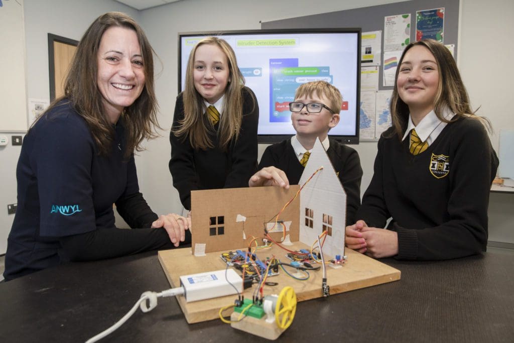 Wrexham house builder goes back to school to help next generation